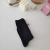 Calcetines para mujer blancos y negros JK calcetines de media caña japoneses lindos delgados de color sólido primavera y verano rayas verticales estilo preppy amigables con la piel calcetines de media caña