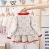 Conjunto de Cárdigan y Suéter para Niña 2024 Estilo Otoño Abrigo para Bebé Niña Conjunto para Niñas de Exportación