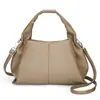 Bolsa Feminina 2025 Nova Bolsa Transversal Moda Feminina Simples Versátil Bolsa de Mão Grande Capacidade para o Dia a Dia Superfície Macia Bolsa Feminina