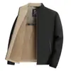 Chaqueta Gruesa NN para Hombre con Forro de Felpa y Cuello Alto Nueva Colección Otoño/Invierno 2025 Ropa para Hombre Abrigo Cálido para Hombre de Mediana Edad