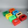 Caja de Pañuelos de Plástico Personalizada Caja de Pañuelos Cuadrada Personalizada Comercial Logotipo Publicitario Personalizado Caja de Almacenamiento de Escritorio Promoción de Restaurante