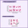 Pegatinas de Pared con Combinación de Moños Personalizados de Colores Transfronterizos Pegatinas para Ventanas Decoración de Paredes Dormitorio Sala de Estar Decoración de Pared de Fondo Pegatinas de Pared