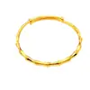 Pulsera de oro arena Vietnam push-pull Pulsera de bambú arena arena Vietnam joyería de calidad gruesa fabricantes mayoristas mayorista