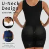 Corsé Moldeador de Cintura Europeo y Americano Tallas Grandes Postparto Con Tirantes Botones a Presión en la Entrepierna Cremallera Control de Abdomen Ajustado Body Moldeador