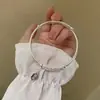 Pulsera Xiangyun Ping An Xi le para mujer, estilo chino de nicho para jóvenes, pulsera de cobre blanco plateado, pulsera sólida de empuje y extracción