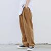 Pantalones casuales de pana para hombre, nuevos de otoño e invierno 2022, holgados, rectos, forrados de polar, modernos, pantalones de pierna ancha de moda para hombre