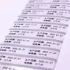 Pegatinas adhesivas Yayin impermeables de fecha de producción, pegatinas transparentes de fecha de producción y fecha de caducidad cosmética para paquete de prueba