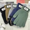Guantes de Punto Táctiles para Adultos, Nuevos de Invierno, Protección contra el Frío para Exteriores, Estudiantes, Color Sólido, Guantes Cálidos para Hombre, Procesamiento y Venta al por Mayor