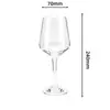 Taça de Champagne de Plástico Acrílico para PC Transparente Resistente a Estilhaços Resistente a Altas Temperaturas Restaurante Ocidental Bar Taça de Vinho Taça de Vinho Tinto