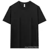 Camiseta Masculina de Algodão Desan de Verão com Manga Curta Personalizada, Secagem Rápida, Gola Redonda, Branca, Não Transparente, Camisa de Verão Estampada