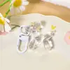 Nuevo Llavero de Perro Globo Transparente Lindo Color Gelatina Dibujos Animados Cachorro Colgante para Bolso de Mujer Adornos Hechos a Mano DIY