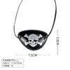 Máscara de olho única máscara de olho de pirata figura de dragão de um olho caveira brinquedo de pirata de Halloween fábrica de máscaras de olho vendas diretas