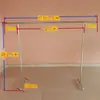 Suporte para Pendurar Bacon Galvanizado Tubo de Água Secador de Piso Protetor Solar Móvel Vareta para Pendurar Colchas Prateleira de Secagem para Varanda