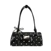 Bolsa de Hombro de Moda de Lunares Nueva Primavera 2026 para Mujer, Bolso de Hombro de Tendencia Nicho, Estilo Coreano, Bolso Boston para el Trabajo