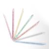 Fábrica de Origen 8.5cm Palillo de Manicura de Cristal Multicolores Taladro de Punto de Cristal Palillo Pluma de Flor de Punto Manicura de Doble Extremo Cortador de Cutícula