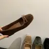 Aumente a altura na primeira temporada de reuniões! Sapatos baixos femininos de bico quadrado com laço estilo retrô coreano, sapatilhas slip-on femininas