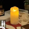 Luz de Vela Digital Recargable por USB Boda Restaurante Concierto Control Remoto Vela Artificial Oscilación Guía de Confesión