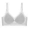 Tirantes Finos Base de Maquillaje Líquida Lencería para Mujer, Fina, Transpirable, Cómoda y Fresca, Verano Sin Costuras, Espalda Bonita, Sujetador Push-Up para Pecho Pequeño