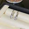 Pendientes de Botón de Flor Delicados y Versátiles de Plata S925 para Mujer, Pendientes de Perla de Lujo de Gama Alta, Accesorios para Orejas de Moda y Elegantes