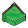 Malla de Sombreo Perforada con Borde Sellado Verde Hecha a Mano, Malla de Sombreo para Patio, Balcón, Flores, Cochera, Malla de Sombreo para Sombrear y Sombra