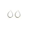 Cara Cuadrada Pendientes de Aro de Gotas de Agua Adecuados Pendientes de Aro para Mujer Sentido Avanzado de Lujo Ligero Anillo Pendientes Viento Frío Exagerado Anillo de Oreja Grande