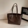 Bolsa de ombro grande para o dia a dia de mulheres, nova moda outono 2026, bolsa feminina casual, simples, de alta qualidade