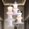 Artemide dormitorio bambú lámpara de noche candelabro de diseño Nanyang Retro estilo japonés sala de estar lámparas decorativas de estilo silencioso
