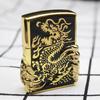 Encendedor de llama abierta con rueda de afilar de garra de dragón Z-1067, encendedor con parche chapado, encendedor Yiwu al por mayor