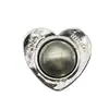 Nuevas Accesorios de Joyería de Cuentas con Carcasa de Aleación, Accesorios Personalizados de Corazón en Inglés, Pendientes Sencillos, Accesorios para el Cabello, Materiales Hechos a Mano para DIY