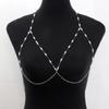 Estilo Deseo Puro Sexy Simple Cadena de Pecho Personalidad y Temperamento de Mujer Cadena de Club Nocturno de Alta Gama Combinable Cadena de Cuello Cadena de Cuerpo Completo