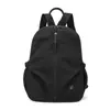 Mochila de senderismo para exteriores nueva, de color sólido, versátil, de gran capacidad, diseño simple, mochila de viaje ligera