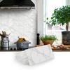 Adesivos de Parede Espessos de Espuma Autoadesivos Transfronteiriços para Casa Cozinha Adesivos à Prova de Óleo Adesivos de Decoração de Parede de Banheiro Adesivos de Azulejo Impermeáveis