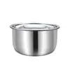 Panela de Aço Inoxidável Conjunto de Panelas Cinco Peças Conjunto de Panelas Três Peças Panela Indiana Panela Tailandesa Panela Funda com Tampa