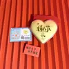 Popular Oro Puro 999 Exquisito de Gama Alta de Shuibei Regalo del Día de San Valentín Chino Declaración de Amor Regalo de Amor para Amigos Hombres y Mujeres Venta al por Mayor