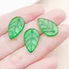 Colgante de Fruta Hoja Mini Estéreo Acrílico DIY Pasante Directo Cuentas Sueltas Manzana Pera Colgante Accesorios para Joyería Material