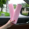 Almohadilla para Cinturón de Seguridad de Coche de Gamuza Hombro Verano Hielo Seda Hombro Cuatro Estaciones Universal Creativo Cubierta de Asa para Cinturón de Seguridad de Coche