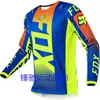 Maillot FOX de manga larga para descenso de bicicleta de montaña, maillot transpirable para motocicleta todoterreno, maillot de ciclismo de secado rápido para bicicleta de carretera