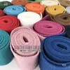 Fita de lona larga colorida espessa lisa de poliéster-algodão para mochilas, malas e acessórios de bolsa escolar