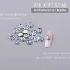 K9 Nuevo Ultra Brillante Borde Plano 5.5X8 Octagonal Arte de Uñas Rhinestones de Forma Irregular Rhinestones de Cubo de Azúcar Coloridos Accesorios Dopamina