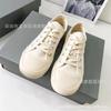 Home B Super Fire Zapatos de Lona con Cordones de Media Puntera para Mujer 2024 Verano Nuevo Plano Combinable Zapatos Viejos Pequeños Sucios Modernos