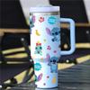 Taza de Coche de 40 oz Taza de Agua Sanrio Taza Labubu Gran Capacidad Termo de Acero Inoxidable 304 para Uso en Casa