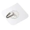 Gancho Adesivo Quadrado Transparente Forte Criativo para Balão Gancho Adesivo para Corrente de Balão Gancho de Porta Sem Prego de Alta Resistência Gancho de Parede