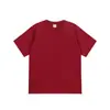 Camiseta Estilo Americano 400g Peso Pesado Algodón Puro Cuello Redondo Manga Corta Camiseta para Hombre Hombro Caído Casual Holgada Camiseta Blanca Pura Capa Base