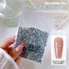 1440 Arte de Uñas Fondo Caliente Rejilla Diamante de Imitación de Fondo Plano No Pierde Fondo Diamante Austriaco Blanco AB Transparente Redondo Vidrio Diamante Joyería