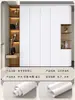 Sensación de piel membrana onda sonido suave lámina pegatina renovación muebles cambio de color autoadhesivo puerta pared blanca gabinete refrigerador engrosado caqui gris leche