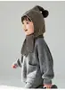 Gorro para Bebé Otoño e Invierno Gorro con Orejitas para Recién Nacido Algodón Puro Lindo Cálido Tejido de Felpa para Bebés Niños y Niñas