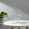 Soporte de exhibición para gafas, estante de almacenamiento de escritorio, expositor de gafas, soporte de mesa para exhibir múltiples pares de gafas de sol y gafas