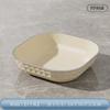 Plato para huesos estilo crema lujo ligero plato pequeño hogar sala de estar postre plato de frutos secos plato para bocadillos plato para refrigerios plato para mojar