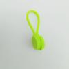 Organizador magnético de cable de datos para auriculares, hebilla de almacenamiento anti-enredos de cable de carga de silicona, artefacto para organizar bridas para cables, brida para cables