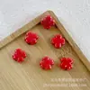 Trevo de Quatro Folhas Contas de Cerâmica Pétalas Pequenas Pulseira Colar Brincos DIY Contas Coloridas Flores de Quatro Folhas Acessórios de Joias Yiwu